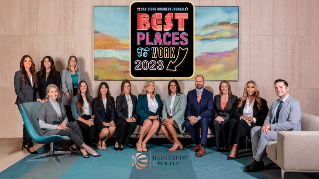 Haeggquist & Eck named 2023 “Best Places to Work in San Diego” by