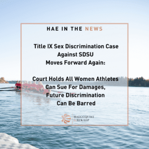 Title IX sex discrimination case HAE