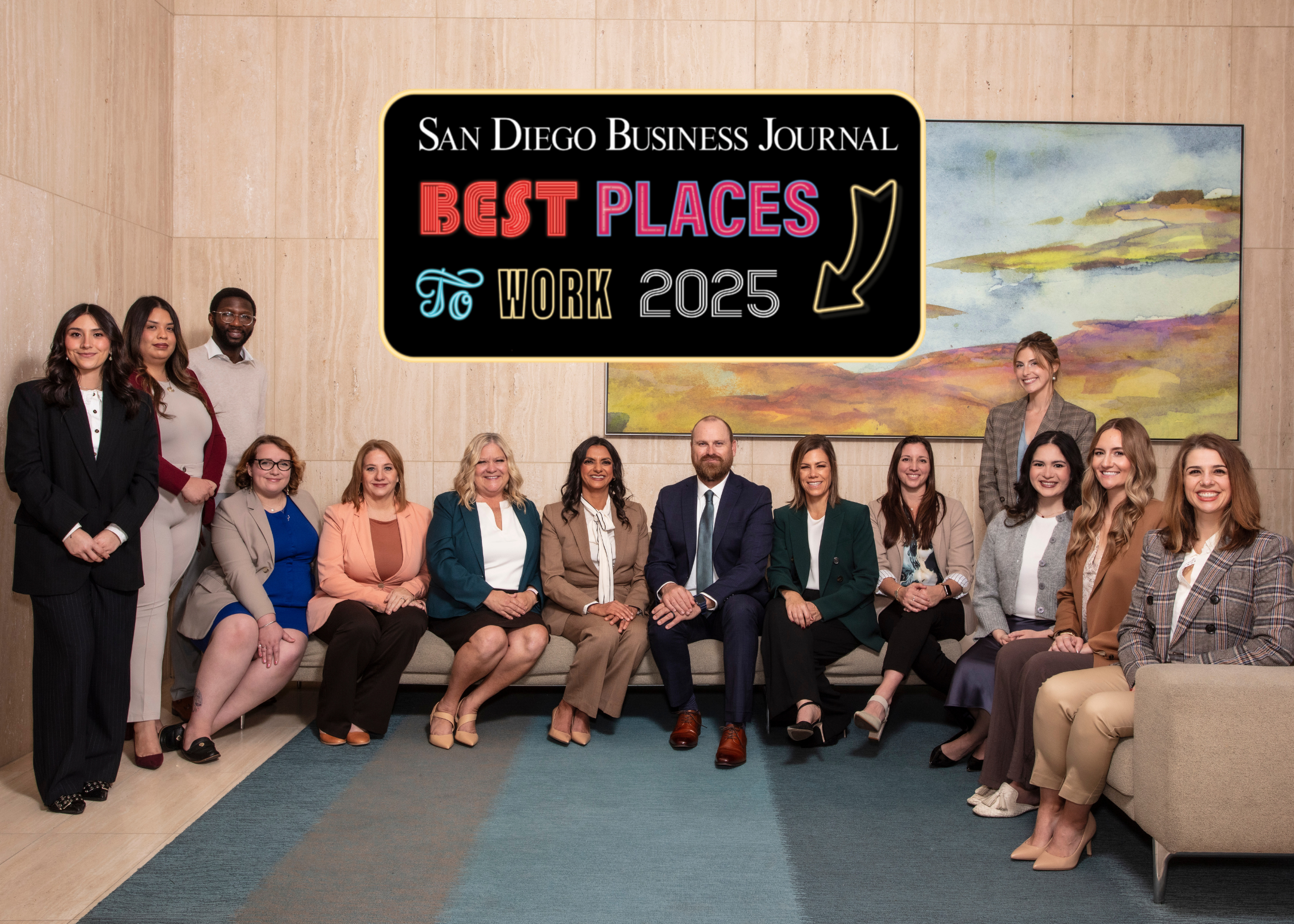 Haeggquist & Eck team recognized by the San Diego Business Journal as one of San Diego’s Best Places to Work for 2025