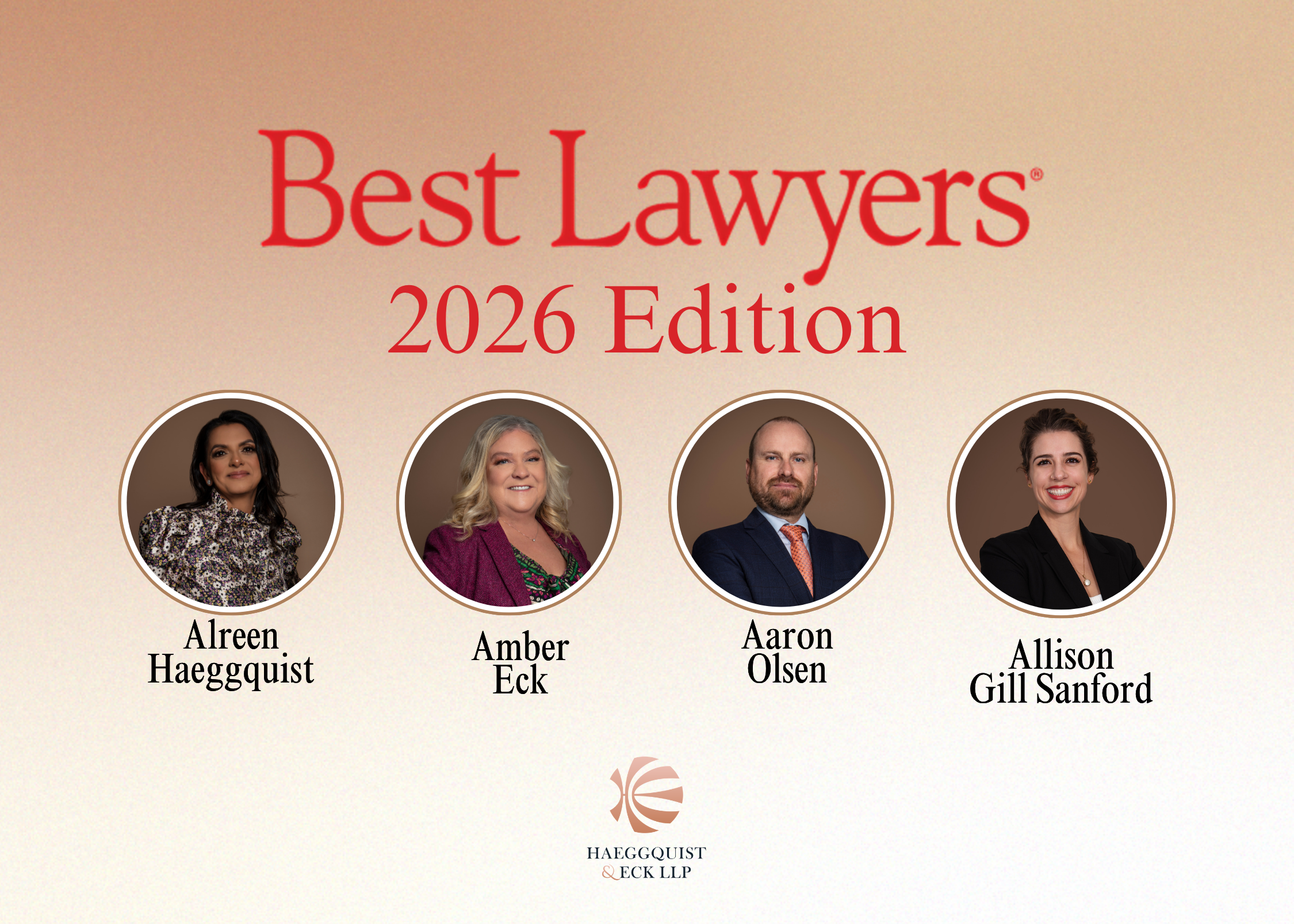 Haeggquist & Eck Attorneys Named to 2026 Best Lawyers in America
