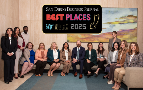 Haeggquist & Eck team recognized by the San Diego Business Journal as one of San Diego’s Best Places to Work for 2025